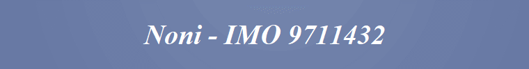 Noni - IMO 9711432