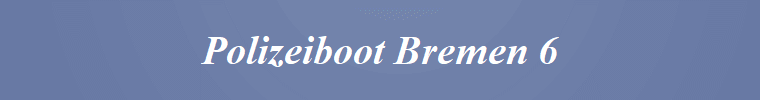Polizeiboot Bremen 6