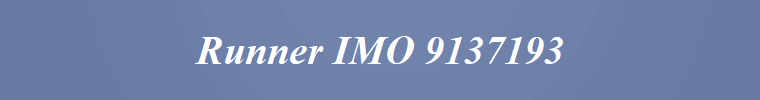 Runner IMO 9137193